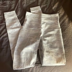 Lululemon white camo leggings